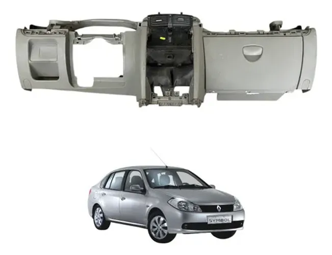 Capa Painel Tabelier Inferior Renault Symbol 2009 2010 2013