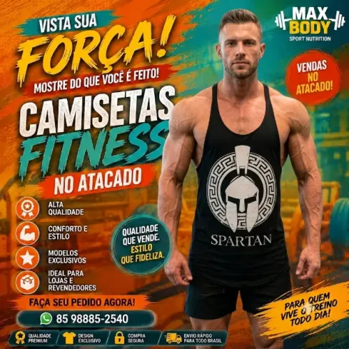 REGATA CAVADA FITNESS ATACADO