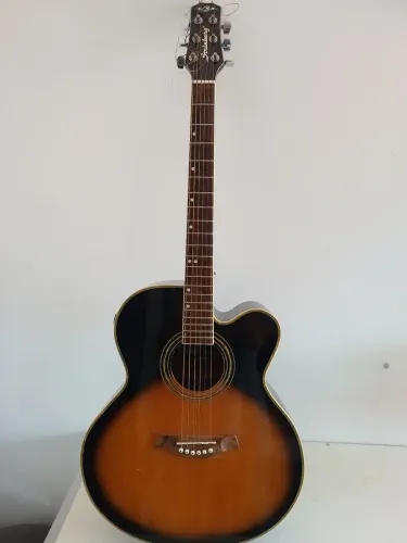 Violão aço, atualizado,  captação nova strinberg jumbo 