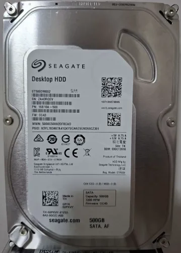 HD 3.5" Seagate (Kit c/ 2) | 500GB | 7200RPM