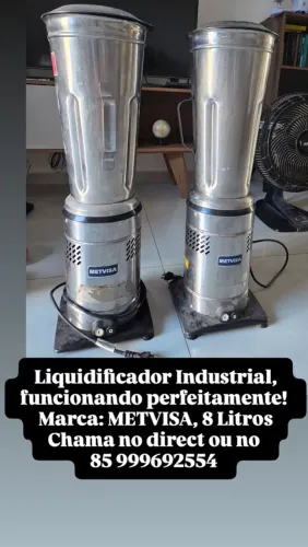 Liquidificador industrial METVISA 8L