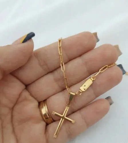 Cordão Masculino 100% Moeda Antiga 70CM