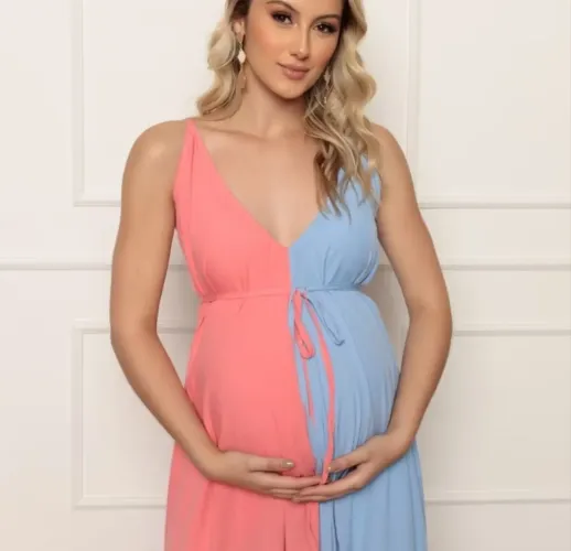Vestido chá revelação