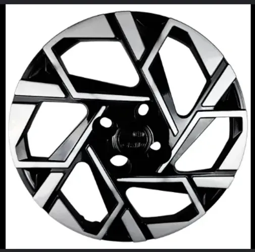 Jogo - Calotas cor preto com prata - Marca Grid aro 14 para varios carros