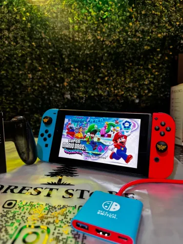 nintendo switch destravado semi-novo