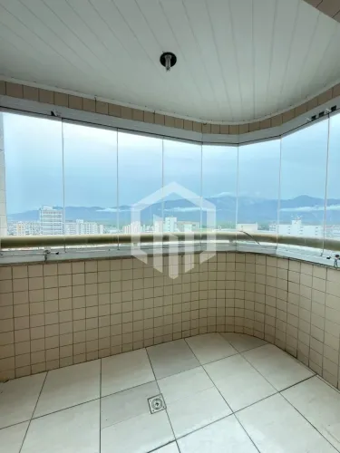 Apartamento à venda no Caiçara, Praia Grande-SP, 89m², 1 suíte, varanda com vista, lazer c