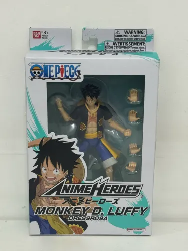 Luffy Dressrosa articulado anime heroes original bandai LACRADO