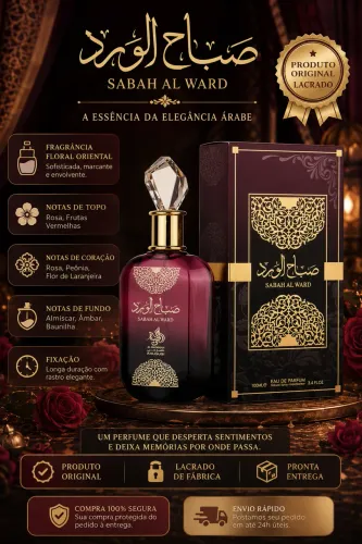 ? SABAH AL WARD - A JOIA DA PERFUMARIA ÁRABE | EAU DE PARFUM 100ML ?