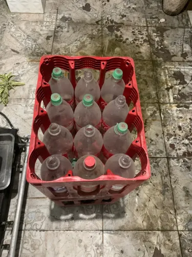 Casco de coca cola retornáveis