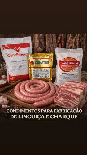 Condimentos para linguiça e charque