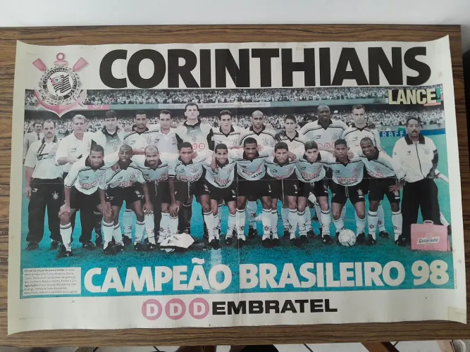 Pôster Corinthians - Campeão Brasileiro 1998