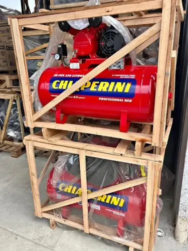 Compressor de Ar 110 Litros 140 Libras Motor 2Hp profissional - Chiaperini (Novo)