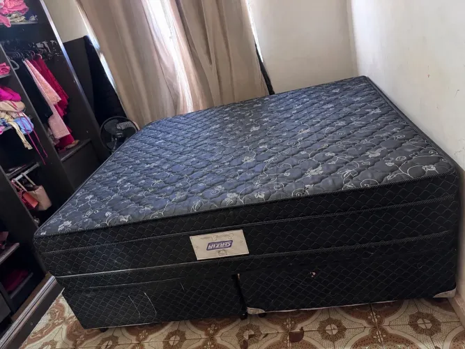 Cama super king gazin colchão