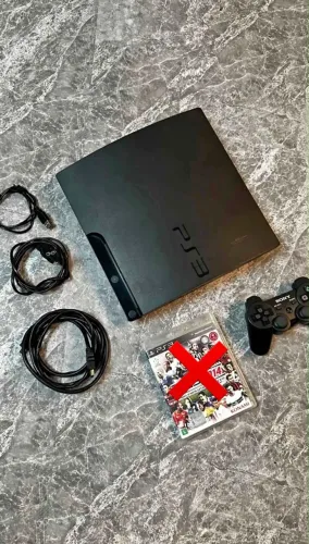 PlayStation 3 desbloqu3ado + 4 mil jogos + 1 controle e carregador