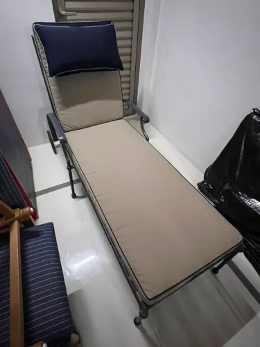 Espreguiçadeira em alumínio-2 unidades