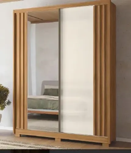 Guarda roupa solteiro 2 portas com espelho Novo a pronta entrega 