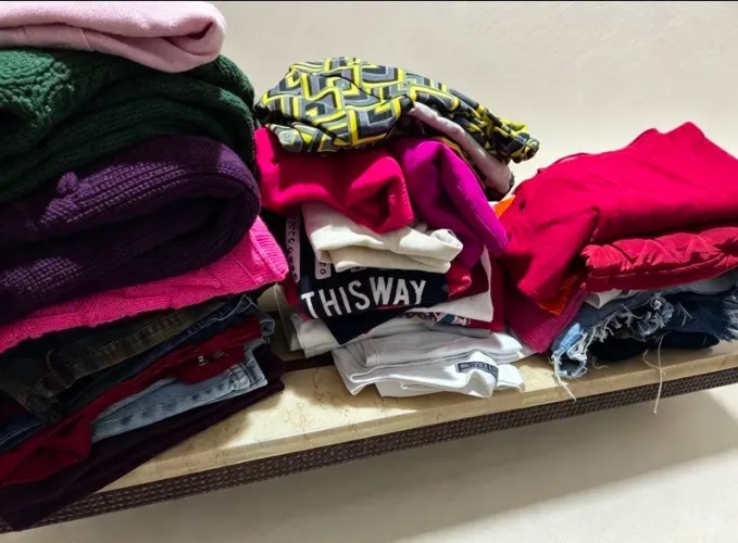 Lote de 50  pçs roupas Femininas tam 38 a 42