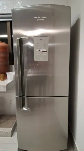 Geladeira Inverter 422L Inox