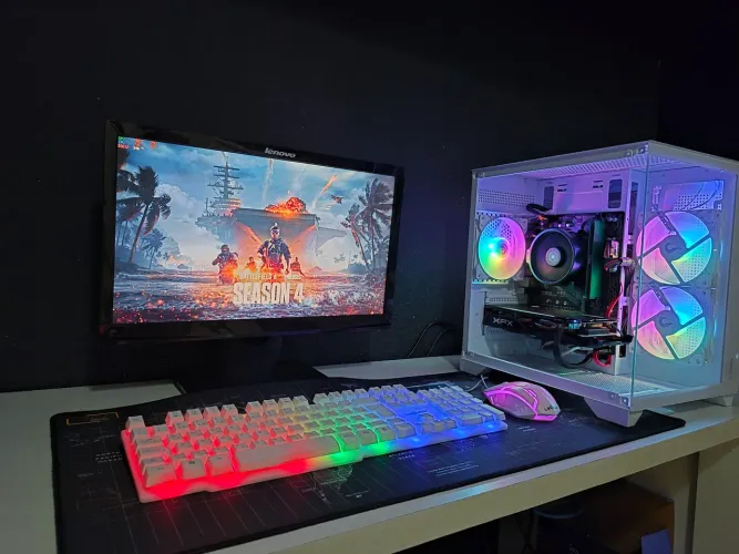 Pc gamer completo ryzen 5 GTA Rp Bf6 com garantia