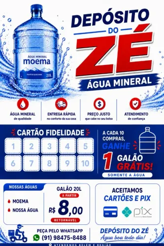 Vende-se água mineral