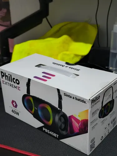 Caixa de som Bluetooth Philco RGB 