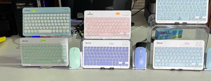 teclados + mouse membrana silencioso