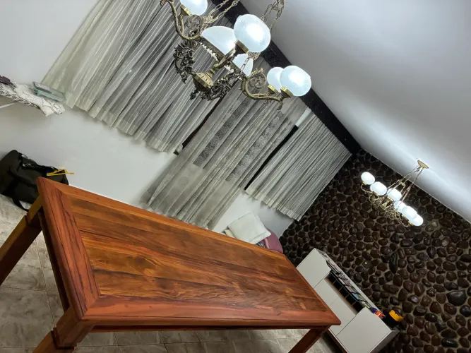 Mesa de jantar madeira demolição 3 mts x 90 largura x 80 altura