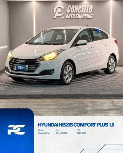 Hyundai HB20S Comfort Plus 1.0 TB Flex 12V AUT 2016