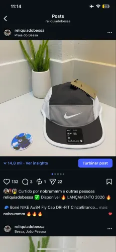 BONÉ NIKE AW84 FLY CAP DRI FIT ORIGINAL