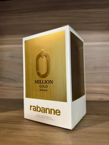 Perfume feminino lançamento RABANNE million gold 80ml original lacrado adipec 