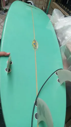 Prancha de Surf Funboard 7'2" Beto Loureiro (Ripwave) - Tri-quilha Nova SEM USO