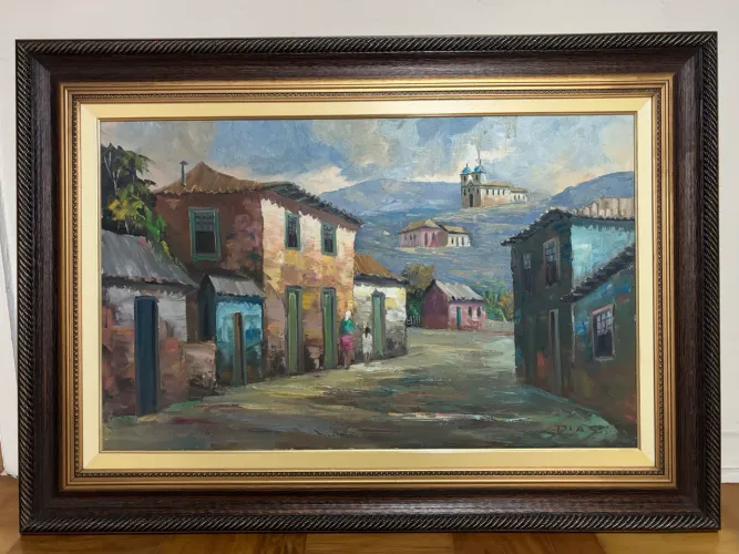 Quadro pintado à mão 