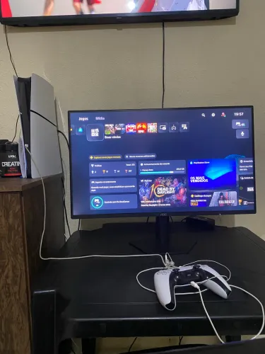 SETUP PS5 + MONITOR 27 Polegadas 144hz