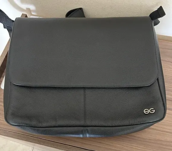 Bolsa Pasta Carteiro Couro Legitimo 
