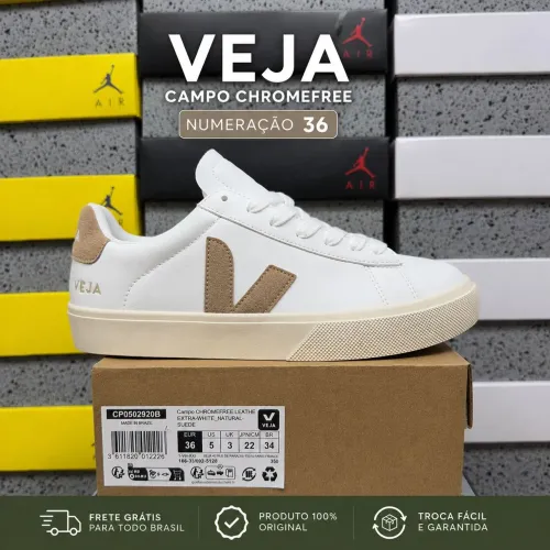 Tênis VEJA Campo Chromofree - [ Importado/ N°: 36 ] FRETE GRÁTIS 