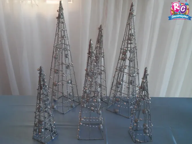 Árvore de natal prata