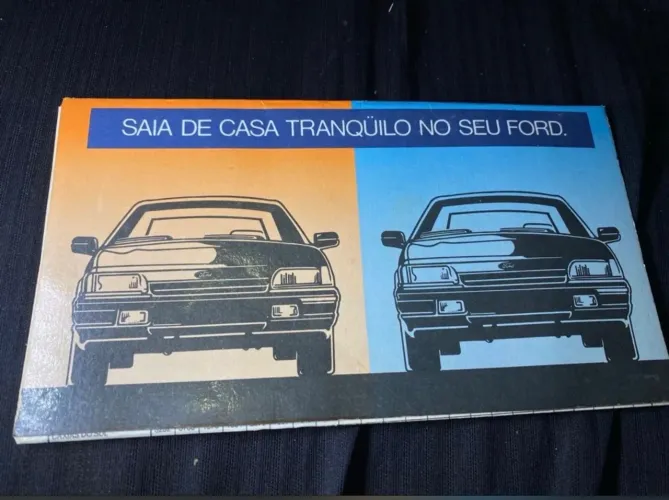 folder original ford que acompanhava os manuais do proprietário