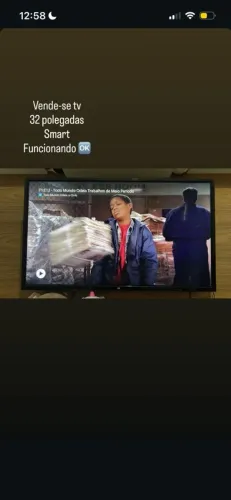Vende-se TV smartphone 32 polegadas funcionando perfeitamente 