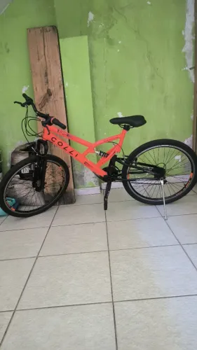 BICICLETA COLLI ARO 26 LARANJA