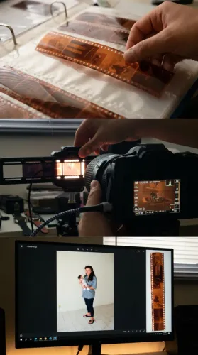 Digitalização de filme fotográfico negativo