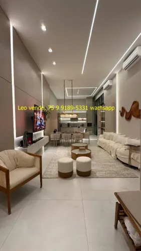 Leo vende, casa bairro Sim, 3\4 com 2 suítes, jacuzi, mobiliada, veja fotos