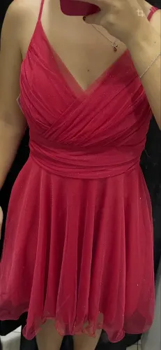 Vestido vermelho festa - curto