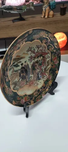 Prato decorativo porcelana Royal Satsuma...