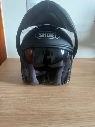 Capacete Shoei Neotec 3 Preto Fosco Escamoteável - Tamanho 60