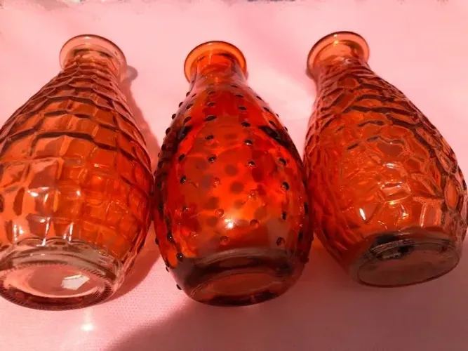 Trio de Mini Jarros Vermelhos