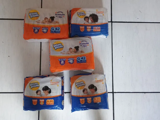 Lote de fralda Pom Pom