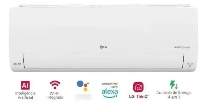 Ar condicionado LG 9 mil BTUs novo
