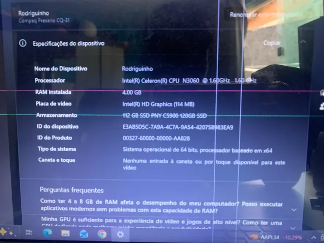 Notebook compaq