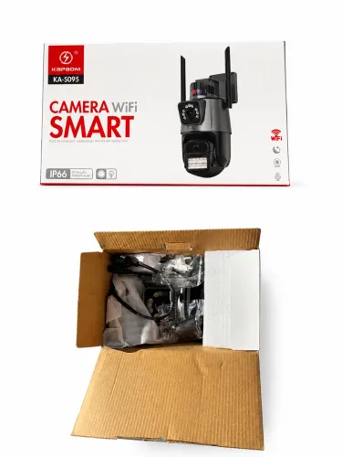 Câmera Segurança Kapbom Ka-s095 Wifi Full Hd 360°