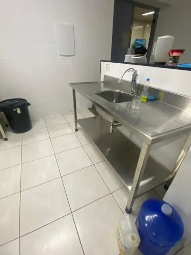 Bancada Inox Pia